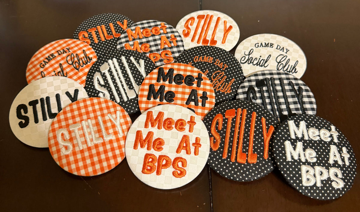 Embroidered Buttons
