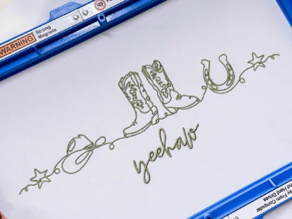 Yeehaw Line Art - Adult